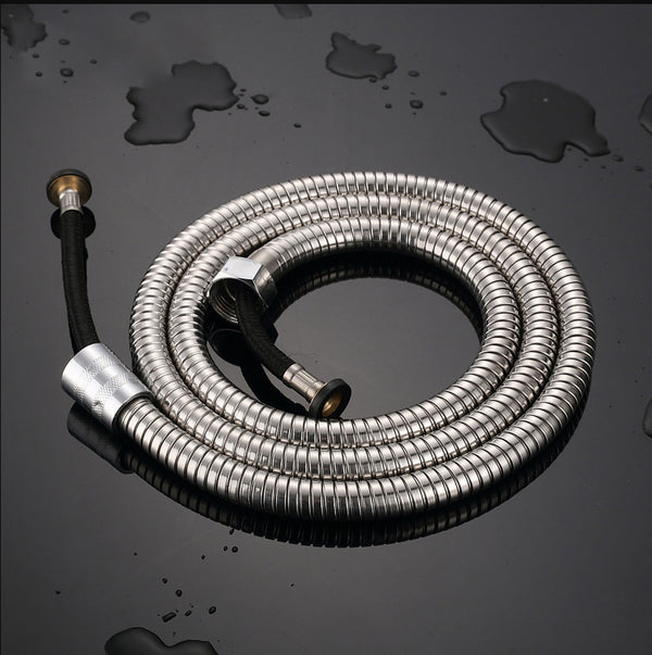 Shower hose Stainless steel shower pipe Bathroom water heater accessories Extended universal shower nozzle Explosion-proof water inlet pipe