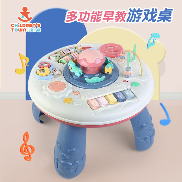 Children's multi-functional early education game table toys baby puzzle game table 1-3 years old baby cognitive learning table