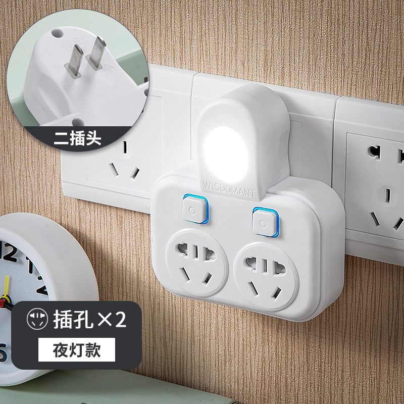 Two-pin socket converter, two-pin us standard, thai power strip, wireless multi-function two-phase double-head 2-item usb power strip