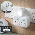Two-pin socket converter, two-pin us standard, thai power strip, wireless multi-function two-phase double-head 2-item usb power strip