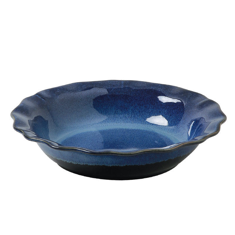 10inch japanese style large sauerkraut fish bowl for home ceramic soup basin kiln turned large soup bowl creative lace bowl wholesale