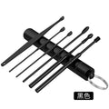 Ready-to-ship children's earwax removal kit - portable 6-piece ear cleaning set with dual-ended spring spiral ear picks. in stock now!