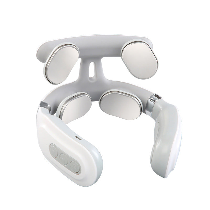 Cervical spine massager, multi-technique electric pulse full body meridian massager, neck support device, neck massager