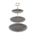 European style multi-tiered fruit platter - creative & stylish dining plate, modern living room three-tier fruit bowl, double-layer candy dish