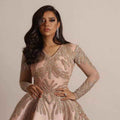 spring new arrivals: european and american style women's fashion - independent website hot stamping long sleeve maxi dress - sexy evening gown for banquets