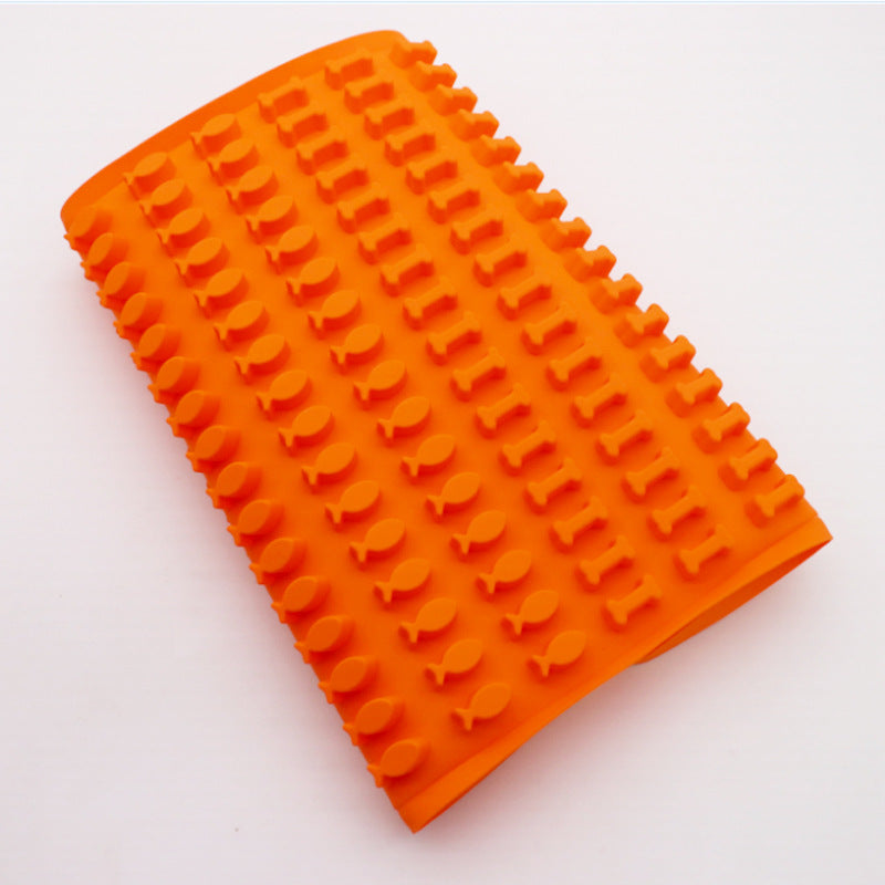 Fish and bones baking mat silicone drain tableware fish bones dog food biscuit mold pet non-slip environmentally friendly kitchen