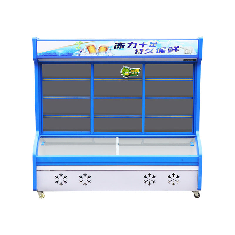 Ordering cabinet, commercial supermarket, convenience store, hot pot restaurant, vertical vegetable and fruit preservation cabinet, malatang cabinet, display cabinet