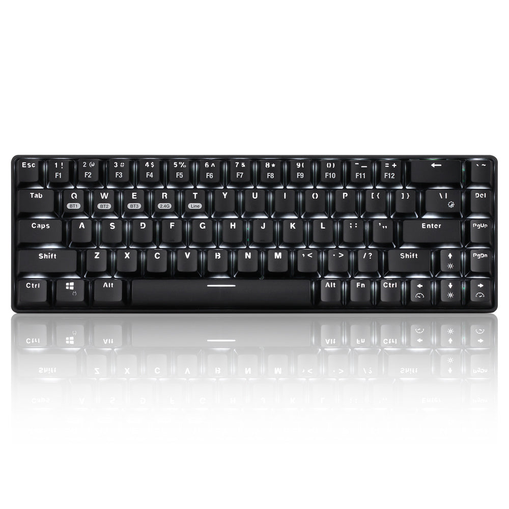 Xinmeng 68-key wireless bluetooth mechanical keyboard three-mode mobile phone tablet notebook desktop computer office cross-border