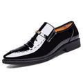 premium plus-size leather shoes for men - breathable korean style business formal low-cut shoes