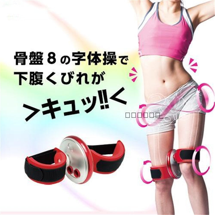 3d pelvic figure-8 exerciser - abdominal toning, leg shaping, body sculpting, posture corrector, slimming waist trainer
