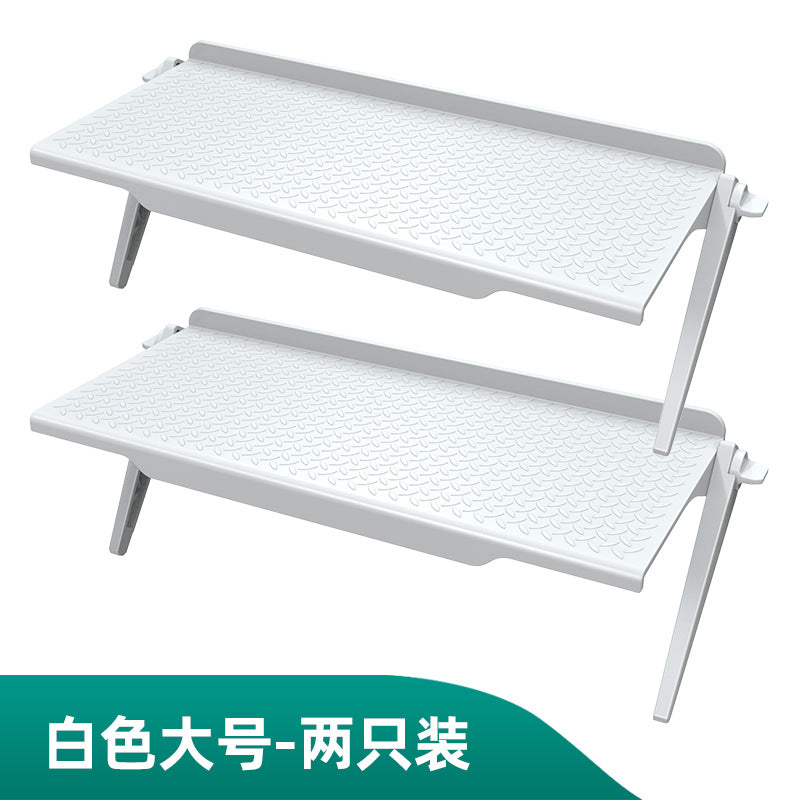 No punching computer monitor rack desktop plastic storage rack home TV set-top box router bracket