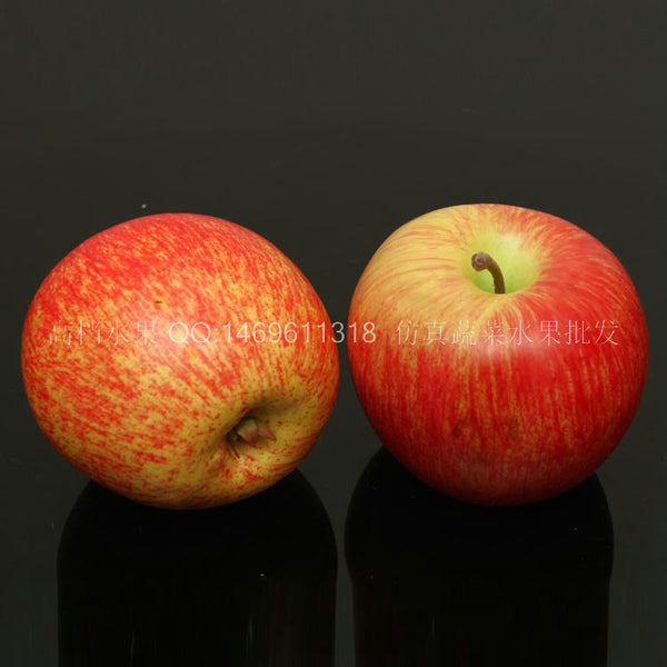 Simulated red Fuji weighted brushed red apple solid fruit afterburner fruit and vegetable model shooting props decoration