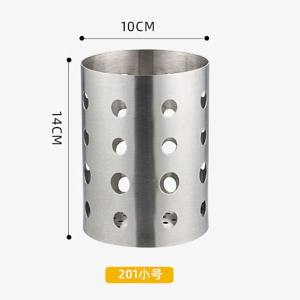 304 thickened storage tube stainless steel chopstick tube kitchen multifunctional chopstick cage for home drain chopstick bucket suit