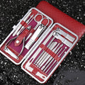 19-piece manicure set: nail clippers, beauty & pedicure care kit, eagle mouth pliers tool wholesale