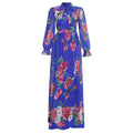 Aliexpress  beach seaside cross-border supply african clothing women's plus size chiffon printed dress