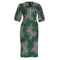 African women's plus size half-open collar dress - leopard print bodycon pencil skirt - available on  &