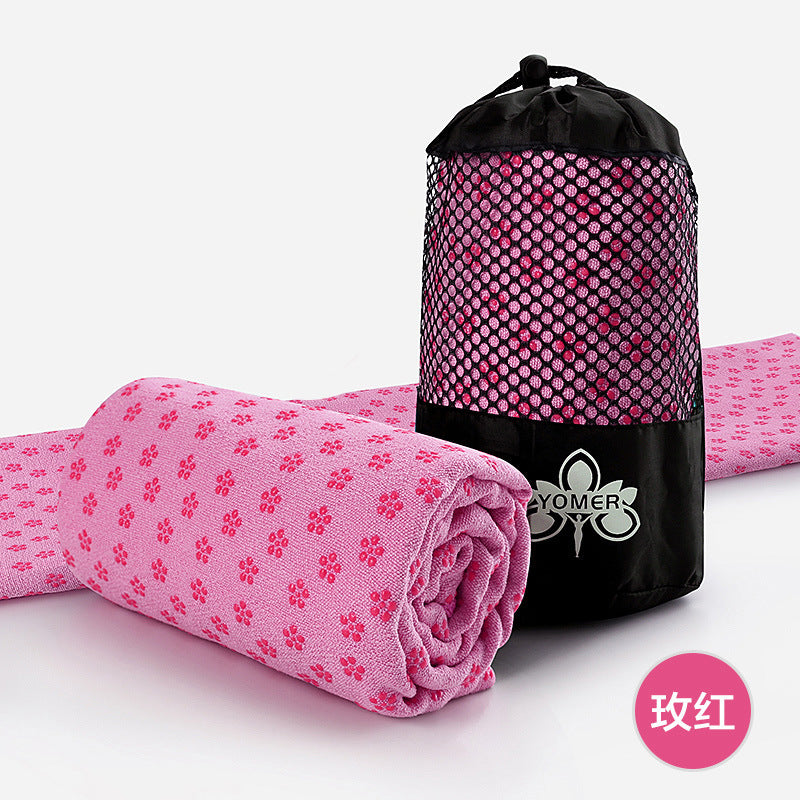 Yoga mat non-slip capsules absorb sweat wholesale blanket yoga supplies towel blanket cloth pad thin foldable