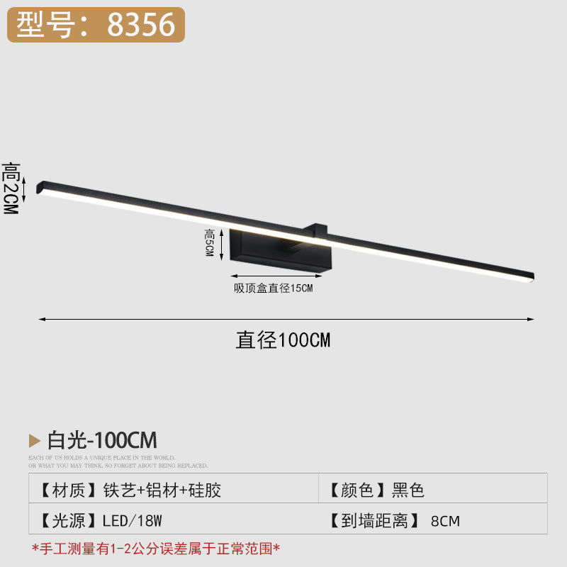 Wall lamp makeup lamp toilet bathroom toilet nordic bathroom mirror cabinet mirror lamp wall lamp LED mirror headlamp