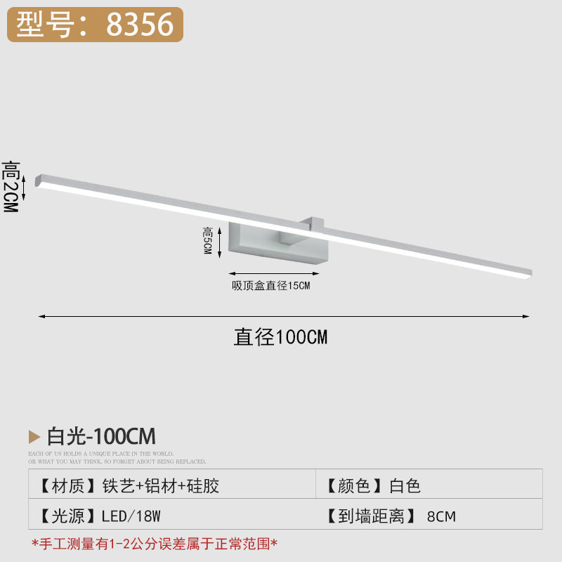 Wall lamp makeup lamp toilet bathroom toilet nordic bathroom mirror cabinet mirror lamp wall lamp LED mirror headlamp