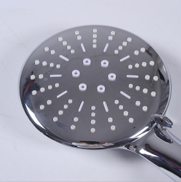 Fully electroplated shower shower nozzle set single head bath pressurized bath bathroom faucet water heater Yuba
