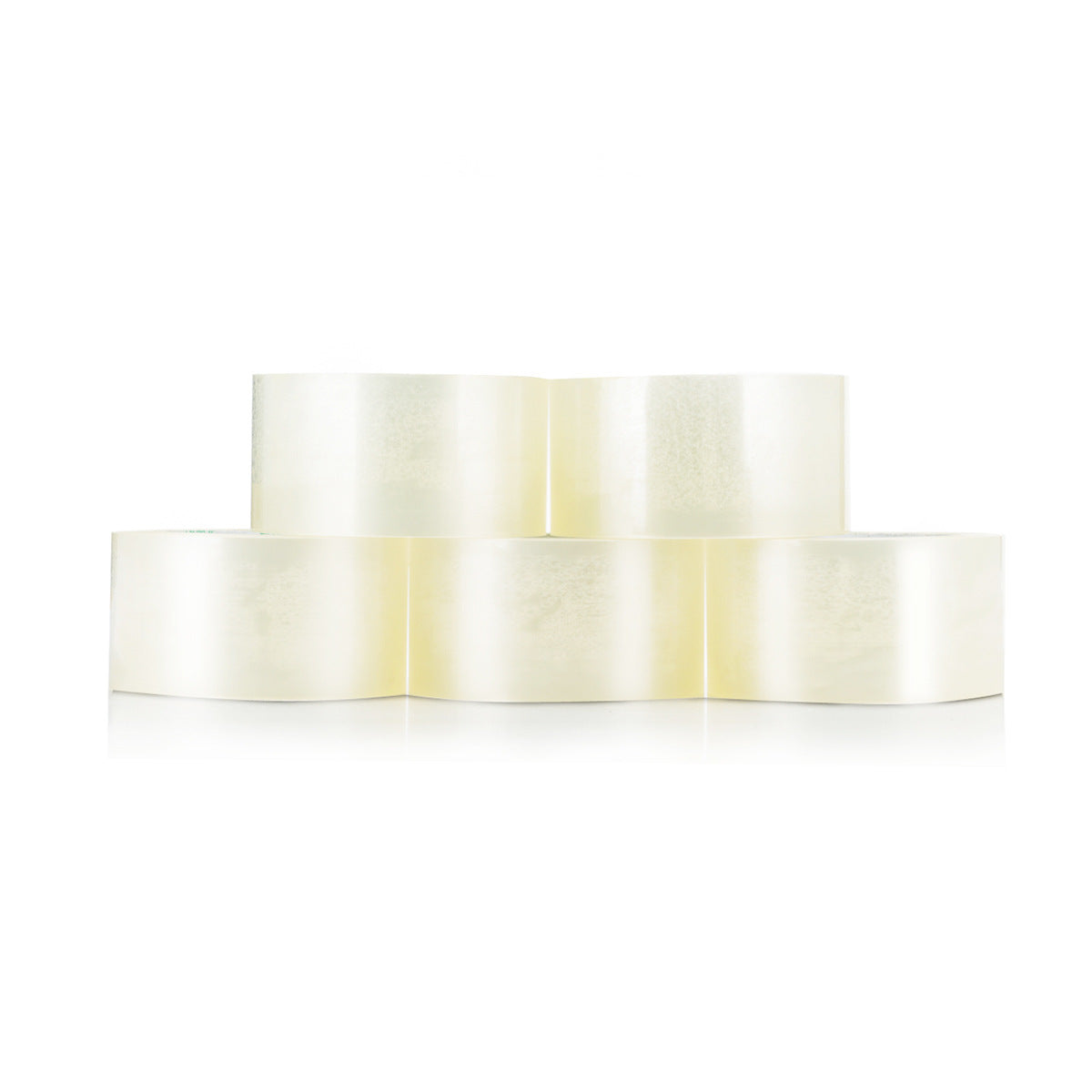 Deli 33195A sealing tape 5 rolls of 60mm large tape 6cm * 100m tape in transparent barrels 5 rolls/drum