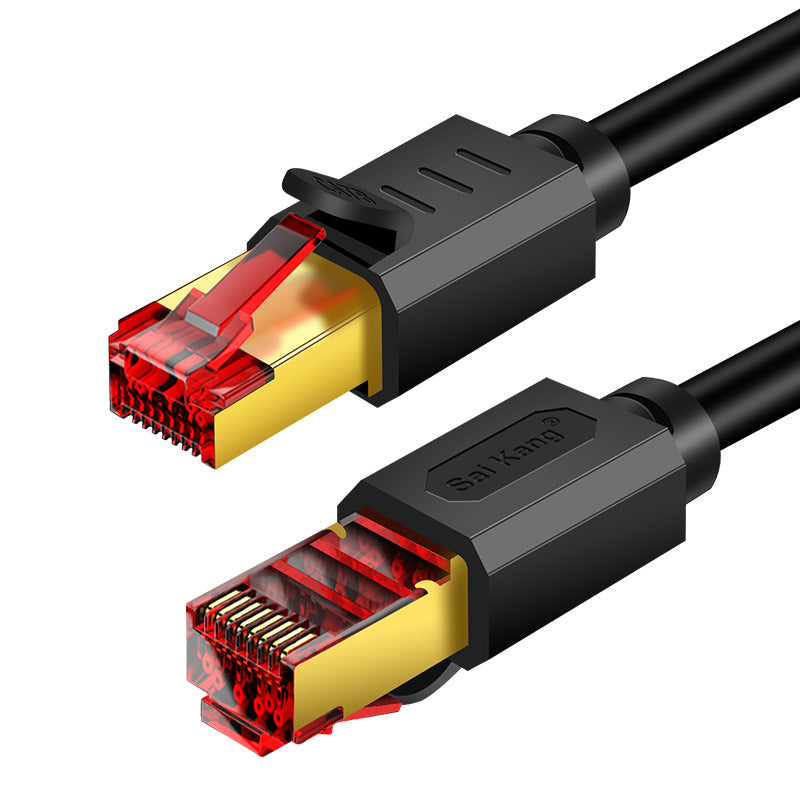 cat8 eight types of network cable household 10 Gigabit network cable six types of fiber optic broadband e-sports computer router 7 types of network cable