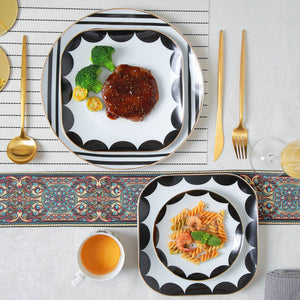 Showcase dining set: nordic light luxury western dinnerware, modern american ceramic tableware - wholesale from manufacturer