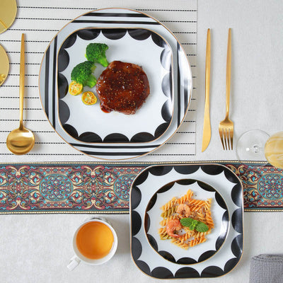 Showcase dining set: nordic light luxury western dinnerware, modern american ceramic tableware - wholesale from manufacturer