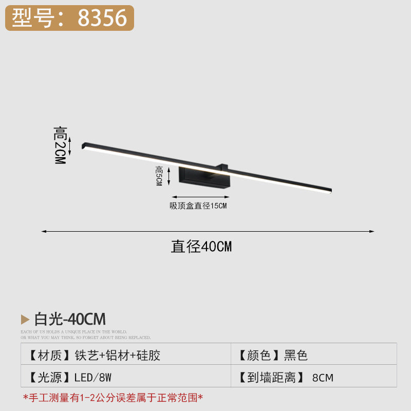 Wall lamp makeup lamp toilet bathroom toilet nordic bathroom mirror cabinet mirror lamp wall lamp LED mirror headlamp