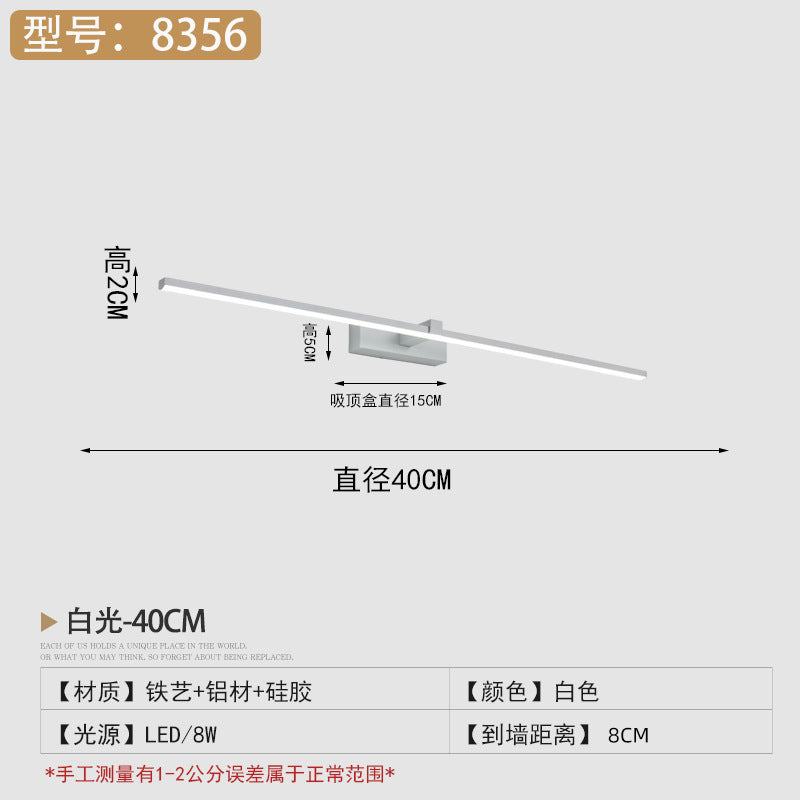 Wall lamp makeup lamp toilet bathroom toilet nordic bathroom mirror cabinet mirror lamp wall lamp LED mirror headlamp