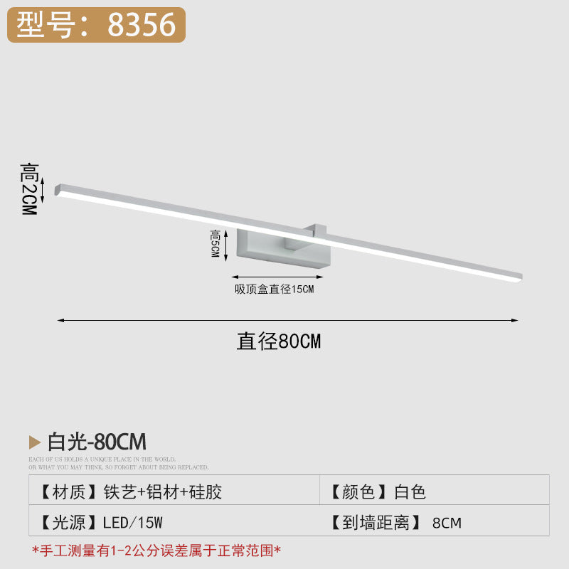 Wall lamp makeup lamp toilet bathroom toilet nordic bathroom mirror cabinet mirror lamp wall lamp LED mirror headlamp