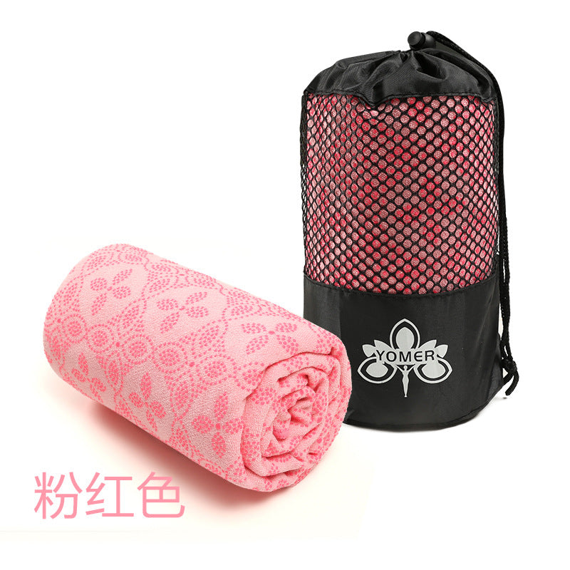 Yoga mat non-slip capsules absorb sweat wholesale blanket yoga supplies towel blanket cloth pad thin foldable