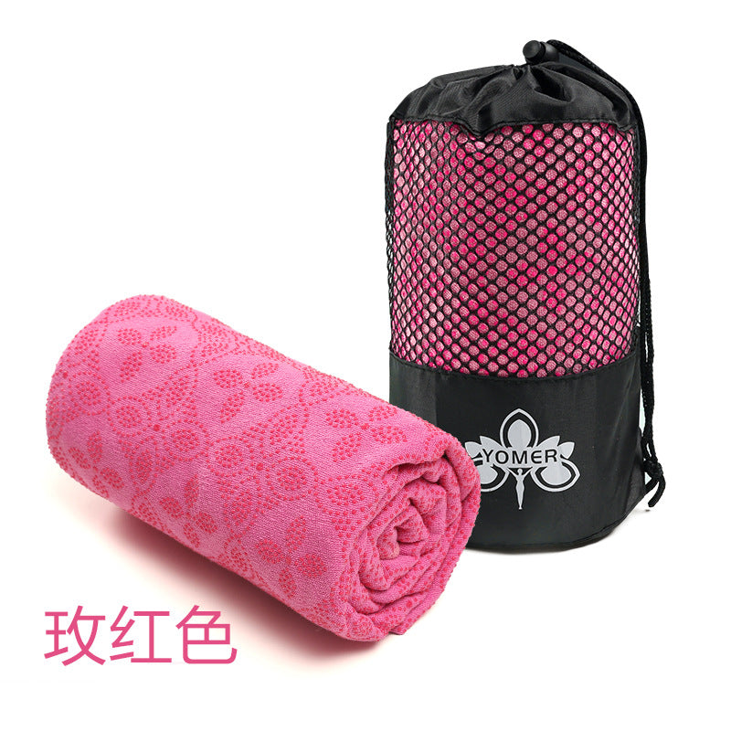 Yoga mat non-slip capsules absorb sweat wholesale blanket yoga supplies towel blanket cloth pad thin foldable
