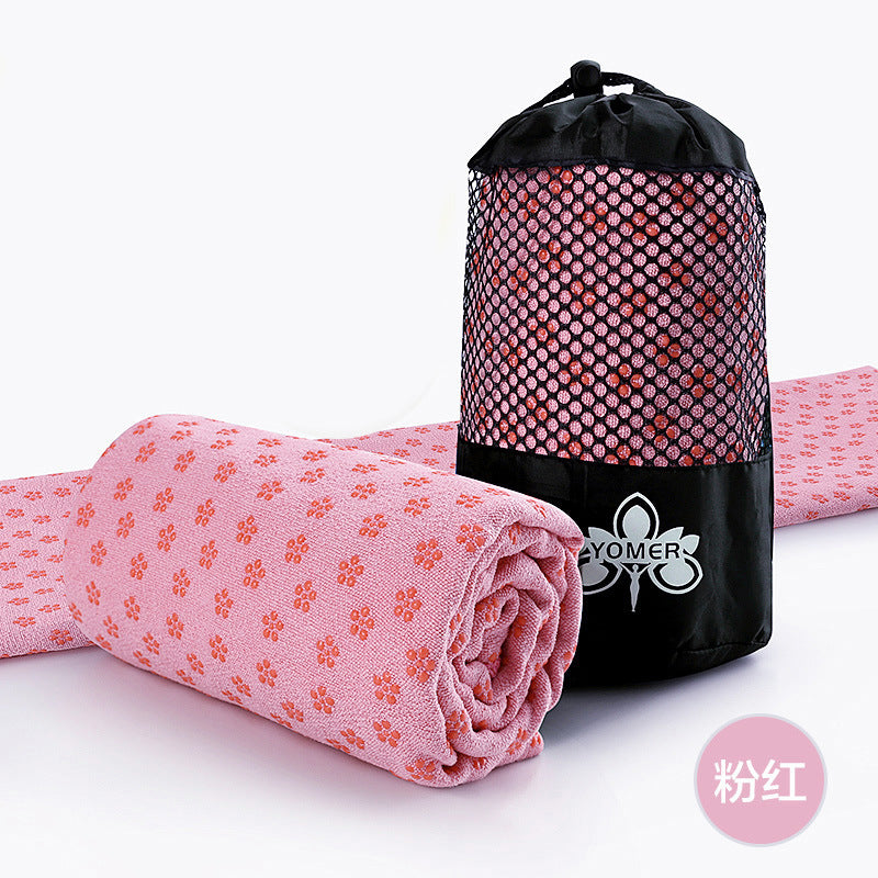 Yoga mat non-slip capsules absorb sweat wholesale blanket yoga supplies towel blanket cloth pad thin foldable