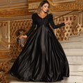 spring new arrivals: european and american style deep v sexy maxi dress - long train evening gown for banquets