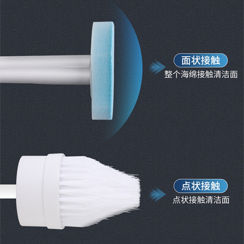 Wholesale disposable toilet brush - household toilet cleaning brush with long handle, no dead angles, wall-mounted cleaning tool