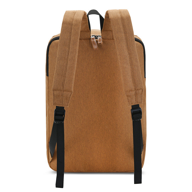 New simple casual backpack, lightweight computer backpack, waterproof fabric backpack