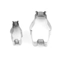 New stainless steel animal 12-piece set: bear, rabbit, cat-shaped cookie cutters & stamps - diy baking tools - in stock