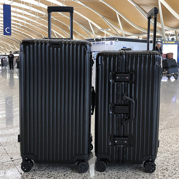 Suitcase trolley case women's 32-inch large capacity thickened aluminum frame universal wheel password suitcase leather case 36 factory