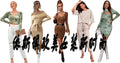 european and american style sexy backless slit square neck puff sleeve elegant french dress a-line classic style