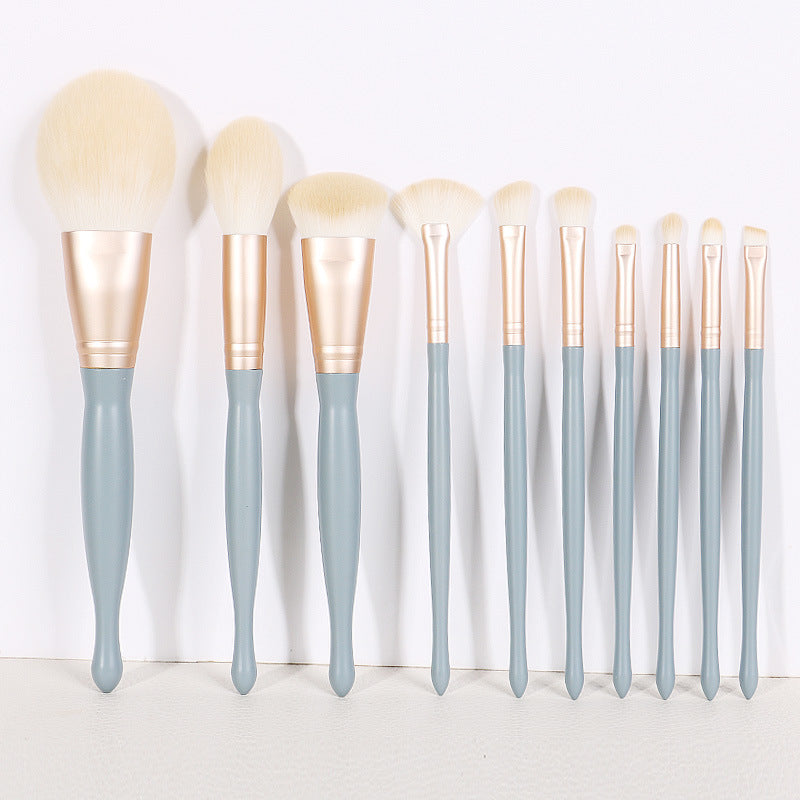 Complete set of small waist makeup brushes for novices, no brush marks, dust brushes, soft bristle brushes, eye shadow brushes, a complete set of makeup brushes