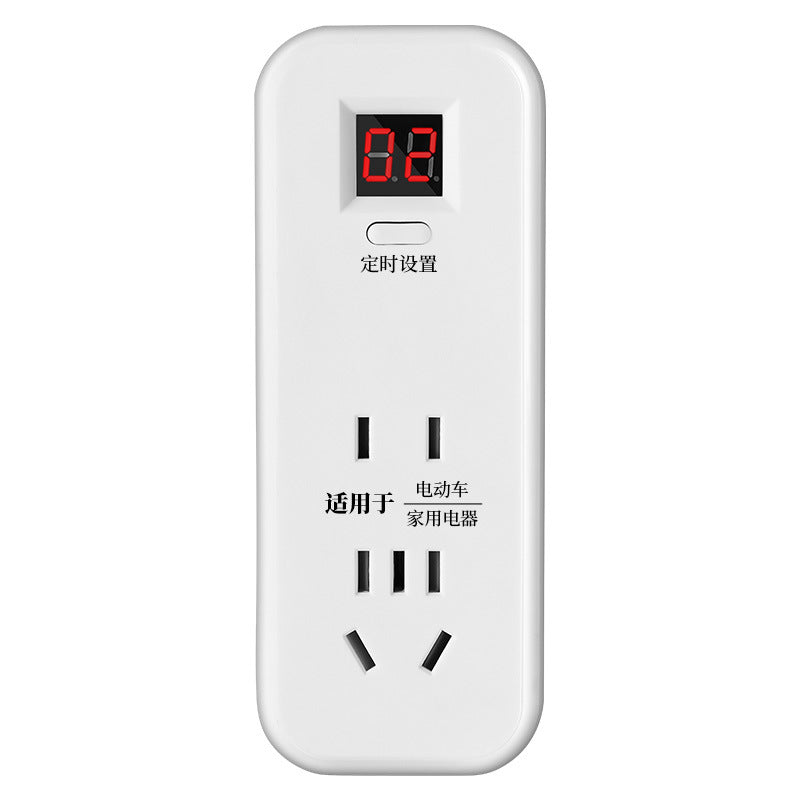 Timer switch socket electric battery car charging countdown automatic power off control mechanical intelligent protection