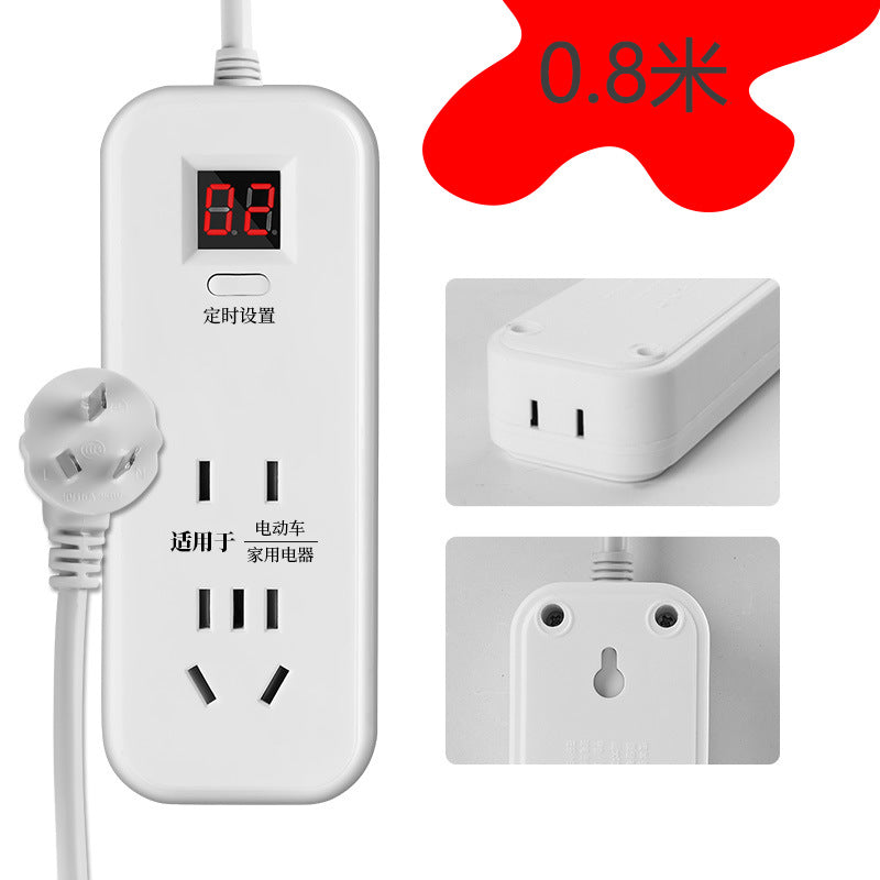 Timer switch socket electric battery car charging countdown automatic power off control mechanical intelligent protection