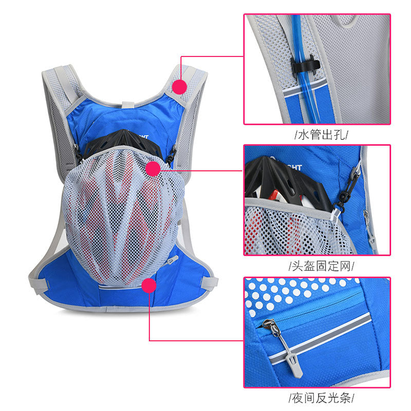 Cross-border new products, cycling bag 6L water bag backpack, outdoor mountain cycling sports backpack.