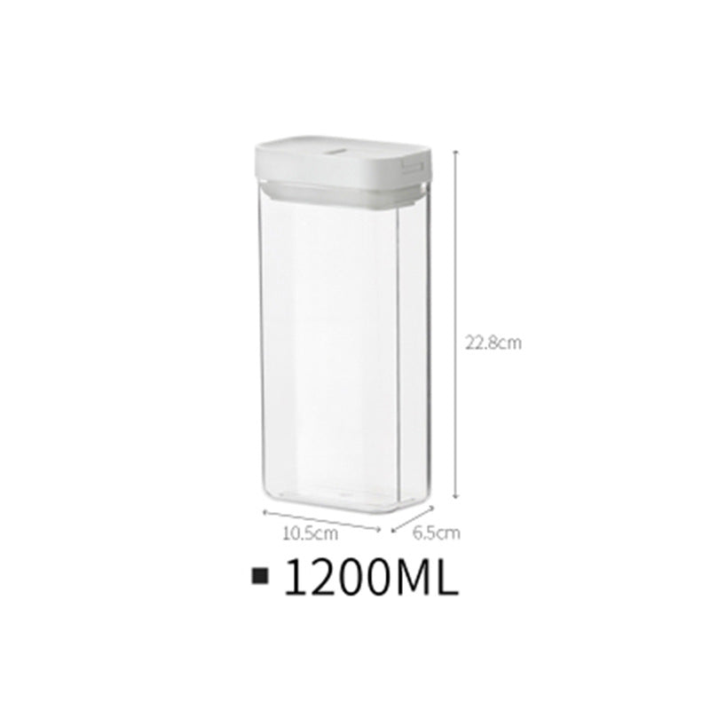Home kitchen plastic sealed tank food storage jar milk powder storage tank grain sealed box food grade