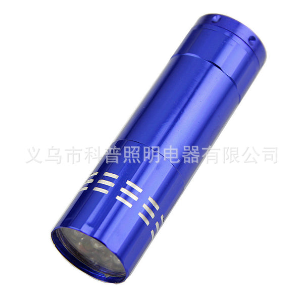 Strong light flashlight 9LED mini bicycle flashlight, strong light flashlight