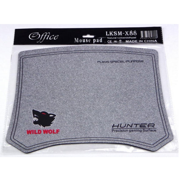 X88 wolf mouse pad, washable large game mouse pad 250 * 300 * 2mm natural rubber pad