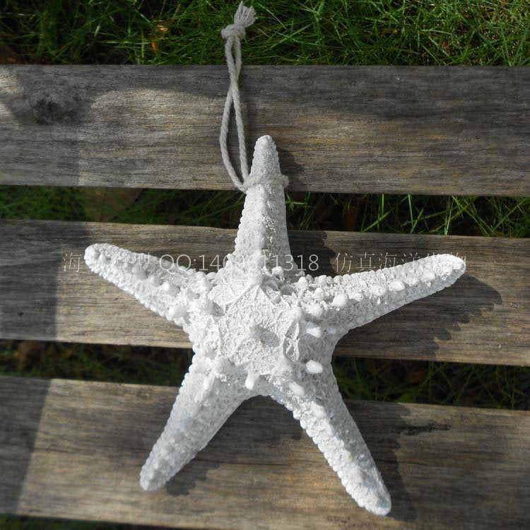 Simulation starfish pentagram starfish resin starfish fish tank decoration wall sticker pendant aquarium home window decoration
