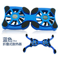 Supply portable foldable radiator laptop fan cooling pad octopus radiator manufacturer wholesale