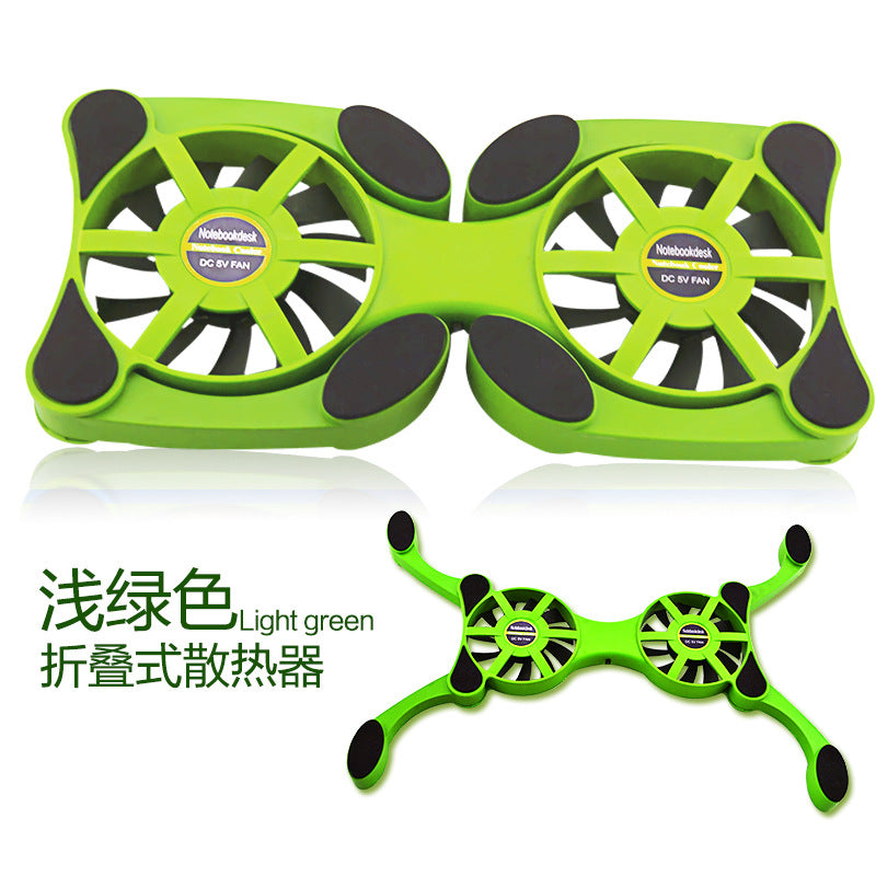 Supply portable foldable radiator laptop fan cooling pad octopus radiator manufacturer wholesale